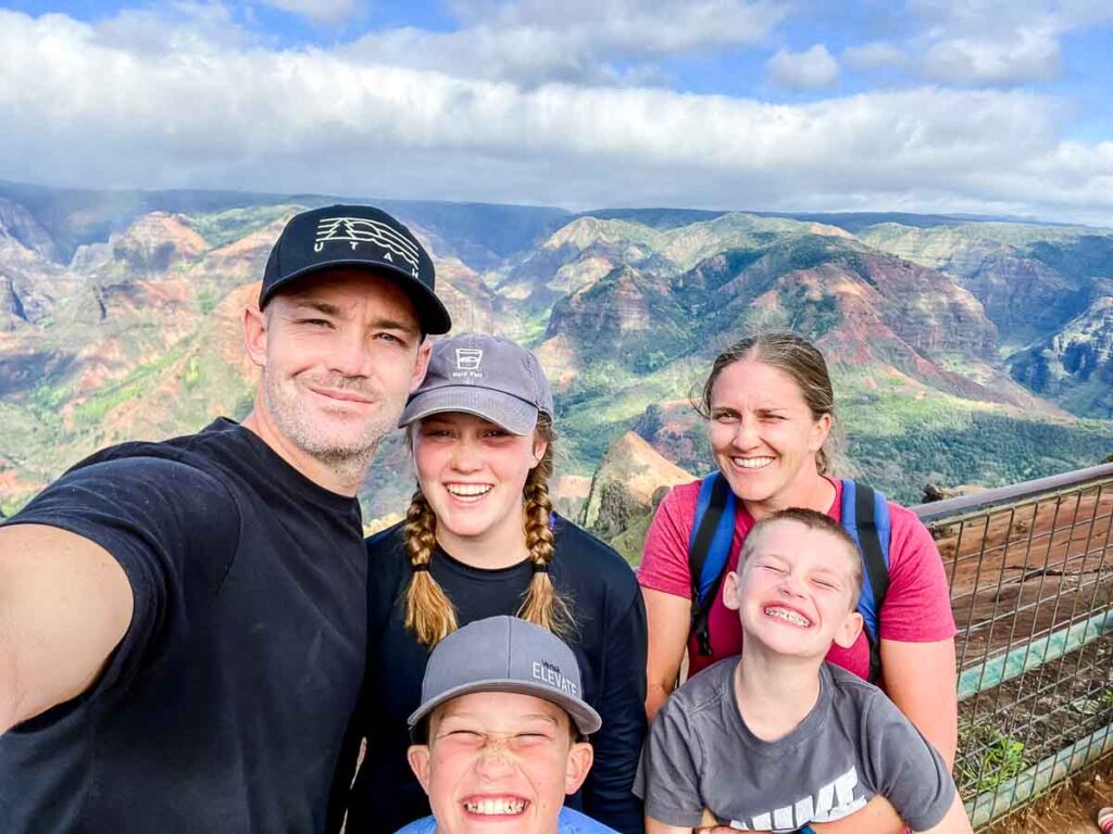 Taylor family from Unpause Adventure