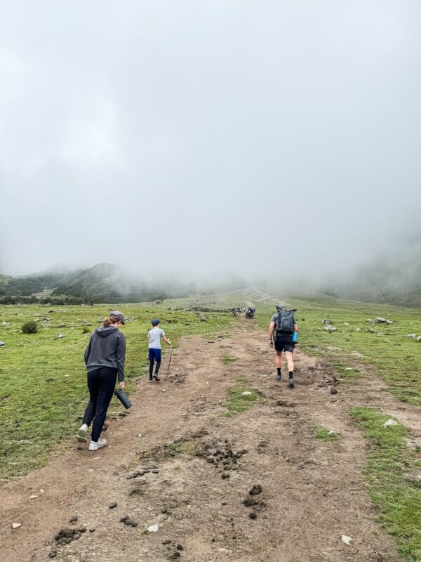 hiking to Humantay Lake
