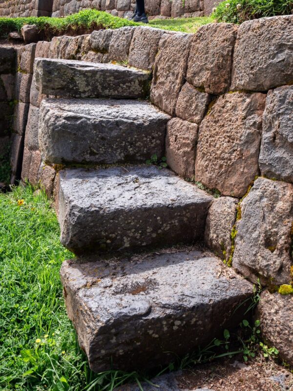 stone steps from Incas in Tipon