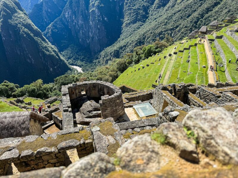 ruins at Machu Picchu