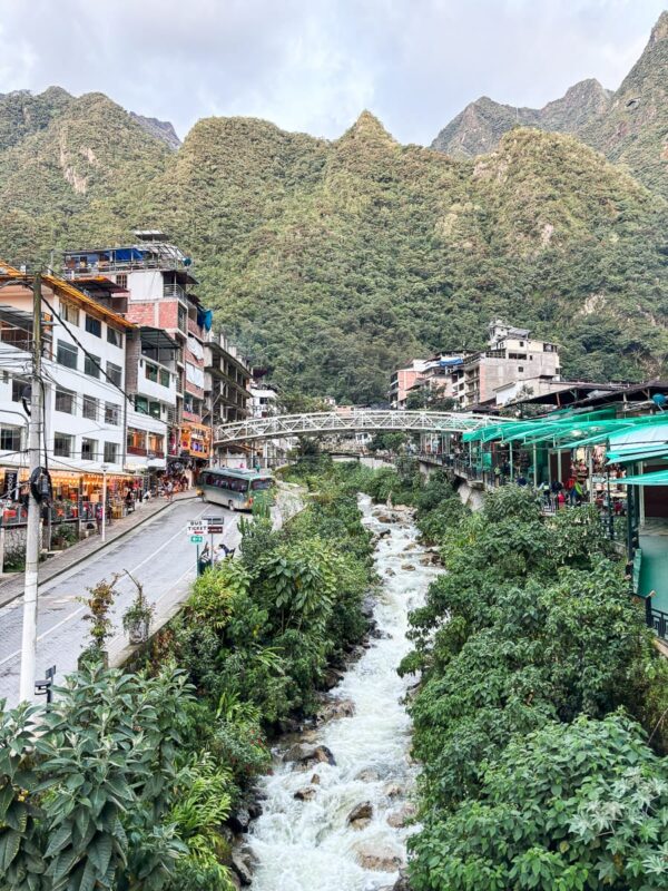 Aguas Calientes with river
