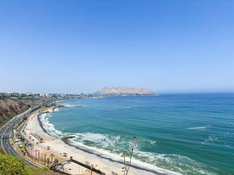 Lima coastline